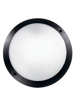 Уличный настенный светильник Ideal Lux Lucia-1 AP1 Nero 096674