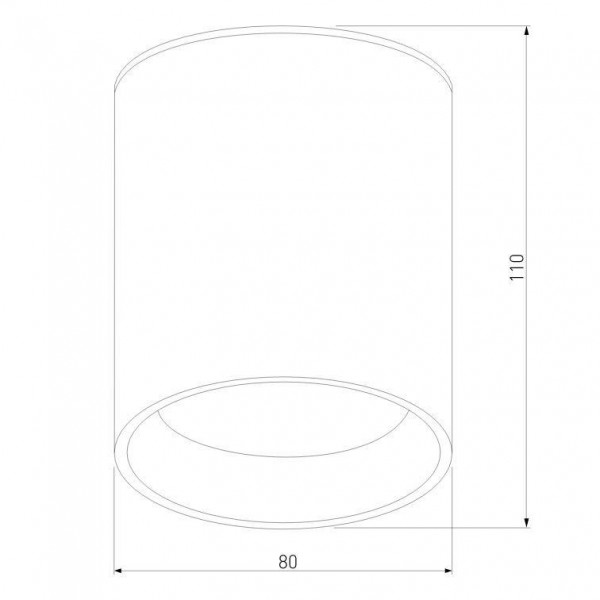 Уличный светодиодный светильник Elektrostandard Light Led 35130/H черный a056229