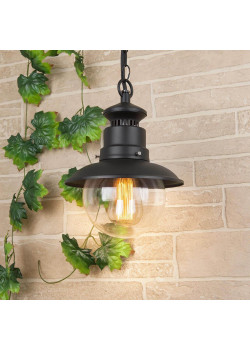 Уличный подвесной cветильник Elektrostandard Talli H GL 3002H черный a038483