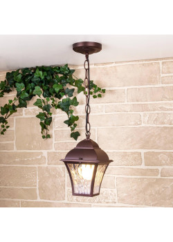 Уличный подвесной cветильник Elektrostandard Apus H шоколад GL 1009H a043114