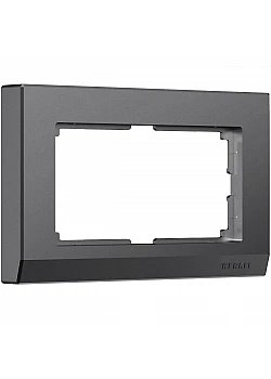 Рамка Werkel Stark для двойной розетки графит W0081864 4690389194542
